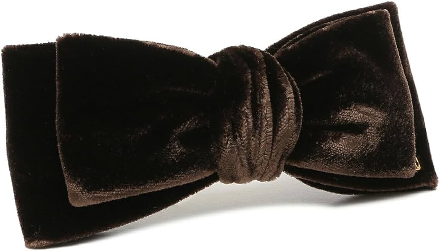 ALEXANDRE DE PARIS ボルドー ベルベット ヘアアクセサリー